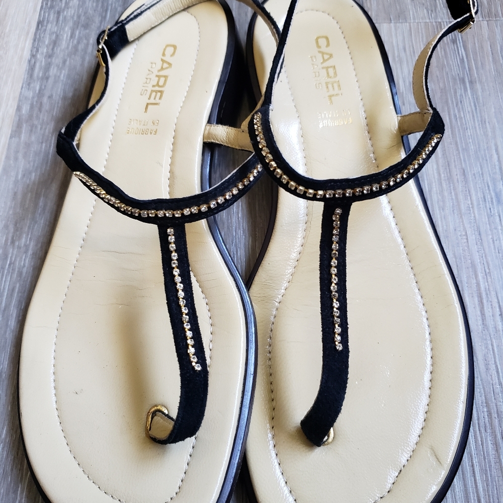 CAREL PARIS SLINGBACK SANDALS - Picture 11 of 15